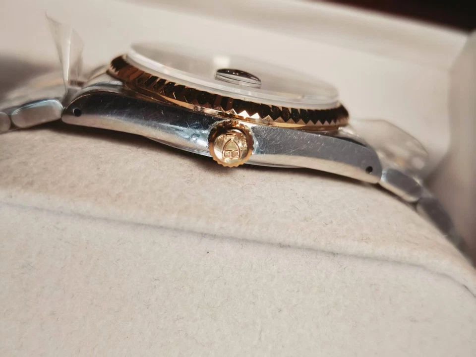 Tudor Prince Oysterdate Champagne Diamond Dial 74033 Men's Watch Auto 33.2mm - Image 4 of 4