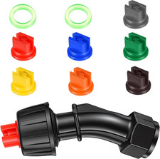8Pcs Flat Fan Spray Nozzle Set, 0.1-0.6Mm Pum...