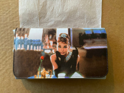 Audrey Hepburn beaded crystal Breakfast at Tiffany's wallet new