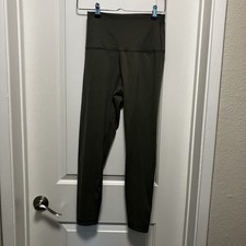 90 Degree By Reflex Green Size M Ankle Exercise Leggings