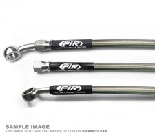 FIR Hose Front Brake Silver / Blk YZ125 YZ250 YZF250 450 05-07