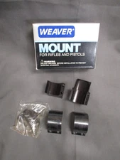 Weaver 1'' Detachable Extension Ring & Regular Ring- Blued Satin Finish - #49060