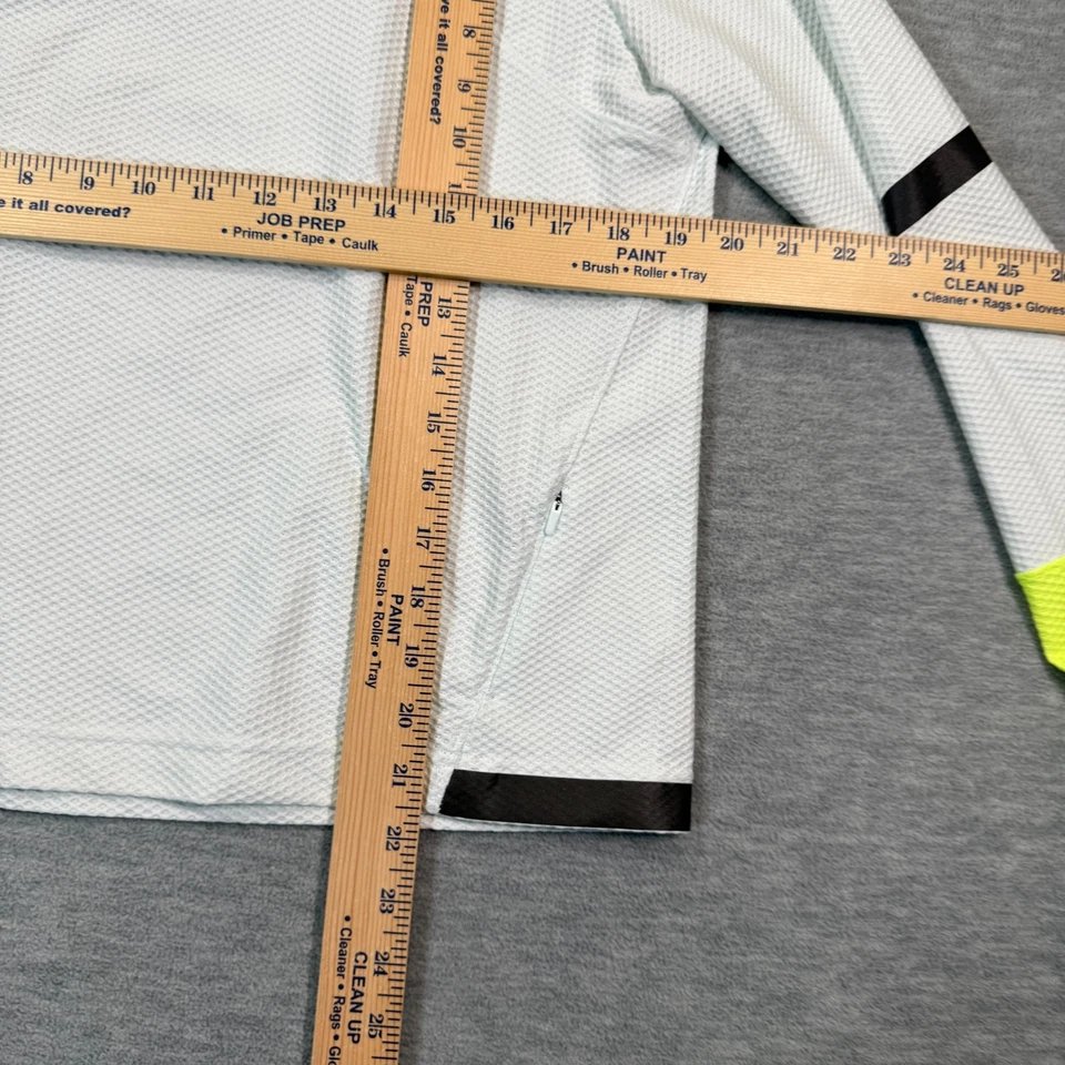 Brooks 女式 L 灰色霓虹长袖运动反光跑步衬衫 — 第 4/4 张图片