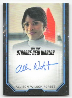 Star Trek Strange New Worlds Season 2 Allison Wilson-Forbes Autograph