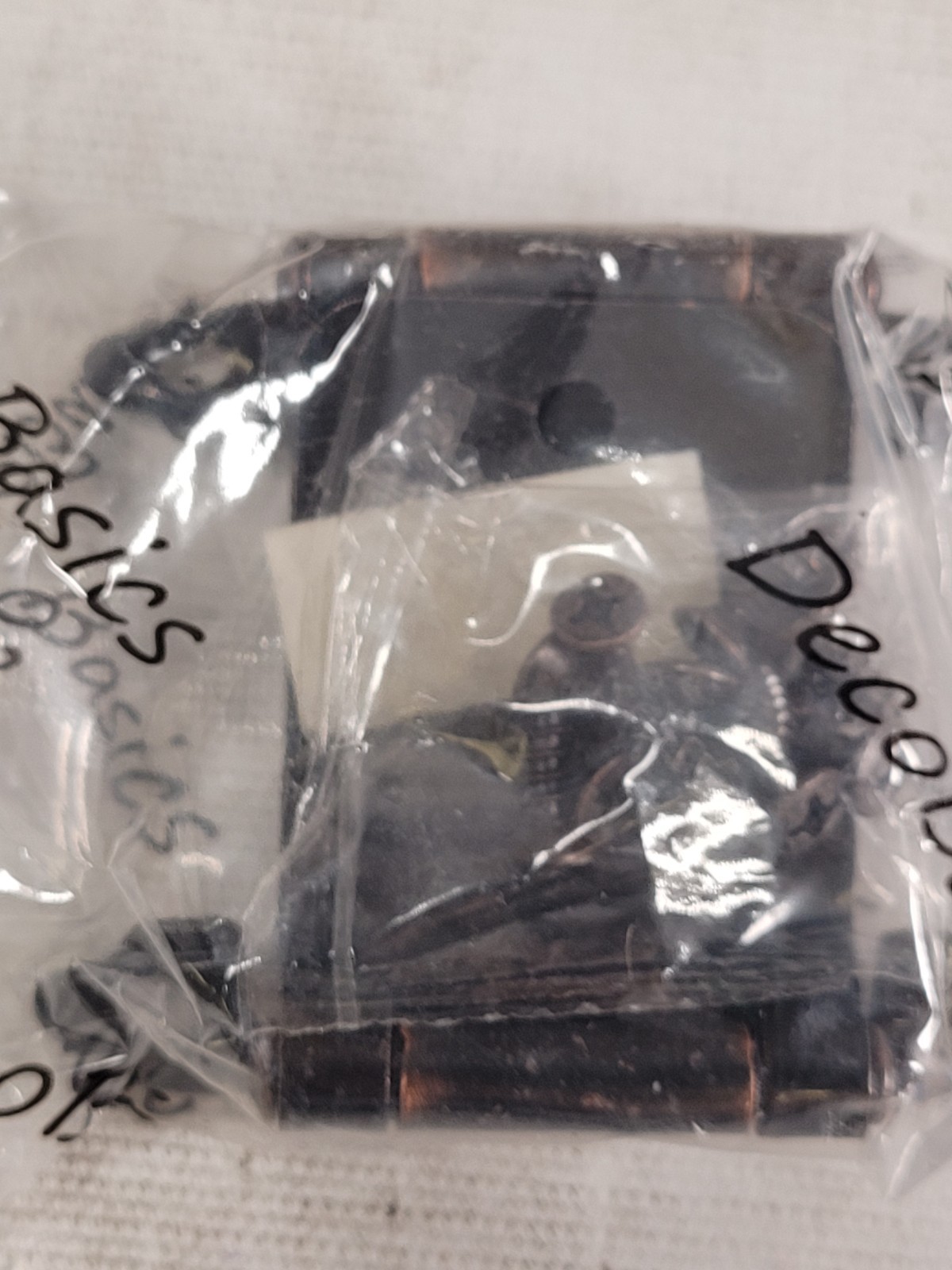 Decobasics Self Closing 3/8” Inset/Offset Hinges 10pk Black KN-36-ORB—10