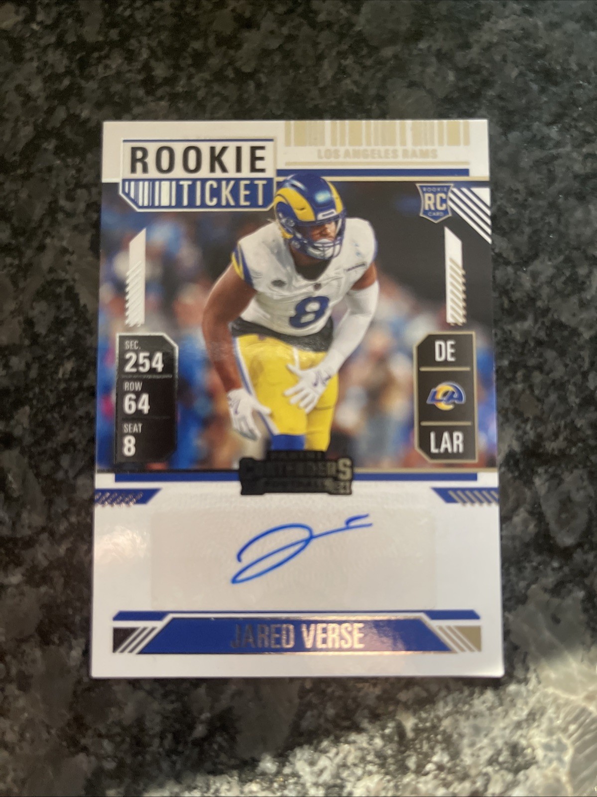 2024 Panini - Contenders Football #147 Jared Verse Rookie Ticket Auto