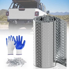 Aluminum Diamond Plate Sheet Metal Coil 0.045" Thick 3003-H22 Alloy - Non-Slip R