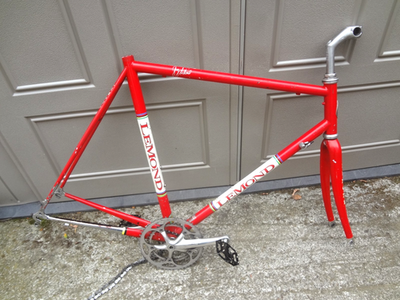 Lemond Zurich Reynolds 853 Steel Road Bike Frame + Fork w/ Headset