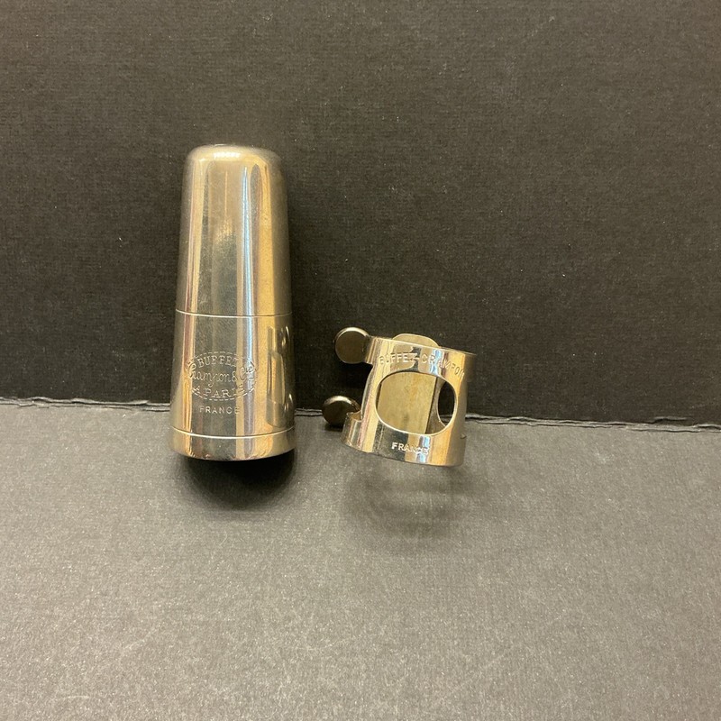 Vintage Buffet Bb Clarinet Ligature & Cap With Special Reed Plate