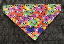New Handmade RAINBOW DOGS Dog  Cat Over The Collar Scarfs Sizes XS,S,M,L,XL