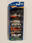 Hotwheels Vintage 2000 Harley Davidson 5 Car Gift Pack
