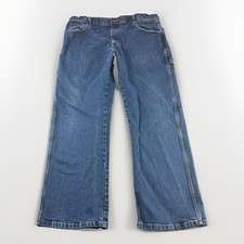 Dickies Carpenter Jeans Mens 36x30 Blue Denim Pants Utility Pockets Workwear