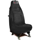 Waterproof Heavy Duty Single Seat Cover Black Car Van Driver Passenger