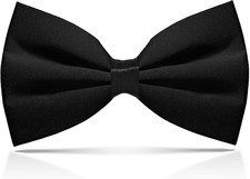 Men Bow Tie Adjustable Length Wedding Male Fashion Boys Satin Bowties