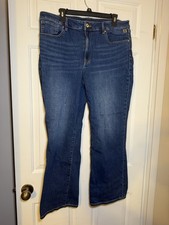 Tommy Hilfiger Woman  s Tribeca Straight Leg Stretch Jeans Size 16 High Rise