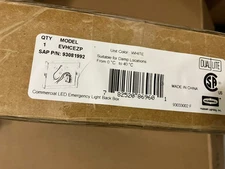 Dual Lite EVHCEZP - New-in-Box - PN:93081992. Backing Plate for emc light.