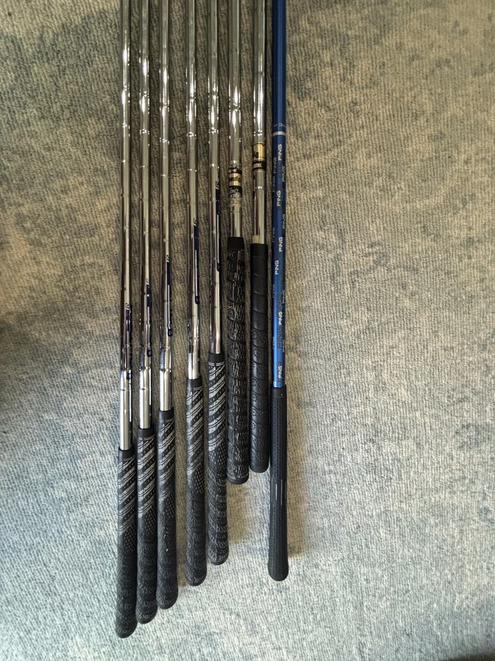 Juego de dos cuñas de hierro Ping 2015/206 eje de hierro 5-9 gratis, controlador de ping de 9 grados usado Foto 3 de 4