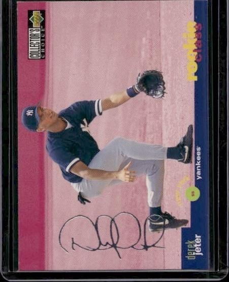 1995 Collector's Choice #15 Derek Jeter Silver Signature