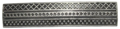 Guilia Elegante Patentspange Bronze Silber Haarspange Rutschfest 8,5 cm x 2 cm
