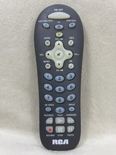 RCA RCR312WR Universal Remote Control, Back Lit, Gray, Tested  Works