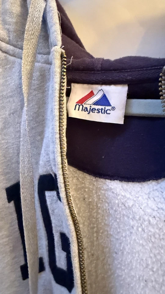 Sudadera con Capucha Cremallera Completa Detroit Tigers 2006 con Parche en Manga Serie Mundial Foto 2 de 2