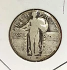 1929 US Standing Liberty SILVER Quarter! "Philadelphia" Mint! Old US Coin!