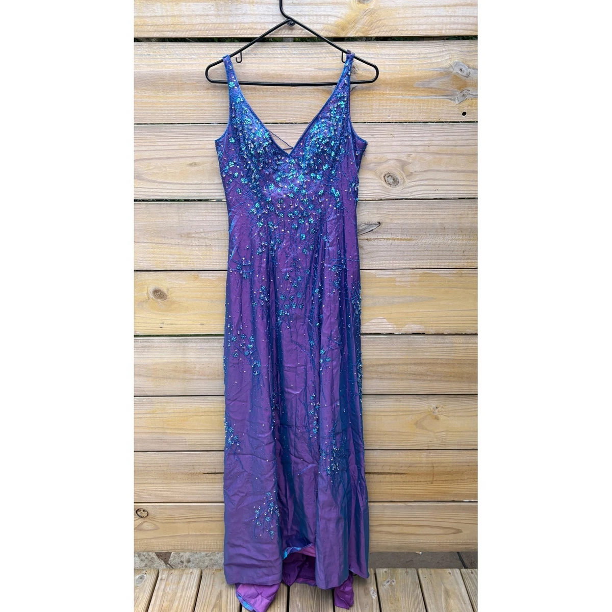 舞会紫色1990s 女士复古连衣裙| eBay