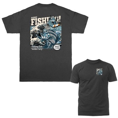 Gone Fishing   Golden Carp Club Outdoor Sports T-Shirt