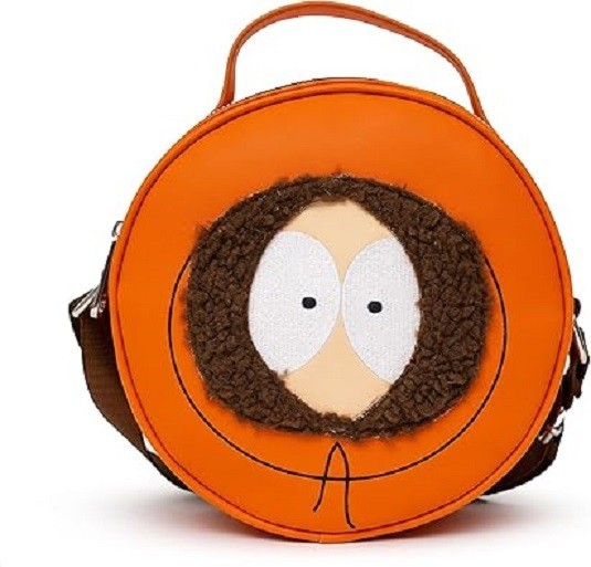 Round Crossbody Bag - South Park Kenny Face Close-Up Hand Purse NEW