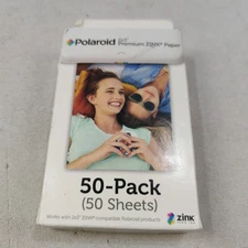 Polaroid Zink Premium Photo Paper (50 Pack) Compatible w/ Snap & More 2x3 New