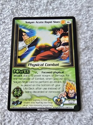 Saiyan Acute Rapid Slam 116 from Z Kid Buu Saga () – Pokémon card