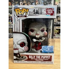 EXCLUSIVE Billy the Puppet on Tricycle Saw Funko Pop PLUS #1824 Horror Movies