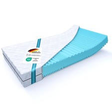 MSS e.K. Aqua Deluxe 7 Zonen Kaltschaummatratze 16 cm (Kernhöhe ca. 14 cm) H5/H6