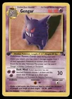 2# Pokemon Cards Gengar 20/62 1ST EDITION Fossil Rare