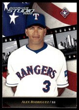 Alex Rodriguez 2002 Donruss Studio #167 Rangers MLB READ FREE SHIP AutographDen