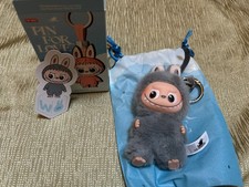 New Authentic POP MART Labubu The Monsters Pin For Love Plush Pendant - letter W
