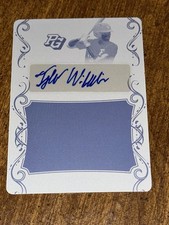 TYLER WILLIAMS 2018 Leaf PERFECT GAME PRINTING PLATE AUTO #1/1 ARK LITTLE ROCK