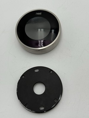 Google Nest 2nd Gen Model 02A Wi-Fi Learning Thermostat Stainless Steel