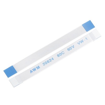 Flexible Flat Cable, 8 Pins 0.5mm Pitch 50mm FPC FFC Ribbon Cable 5Pcs(A Type)