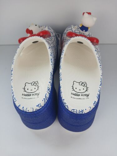 CROCS HELLO KITTY SIREN CLOG with jibbitz Size W8/M6 Unisex New With Tags - Picture 9 of 24