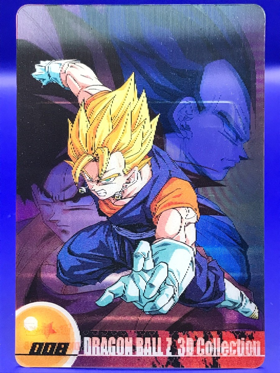Vegito Dragon Ball Z 3D Collection Card Morinaga Japanese F/S No