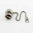 1pc Protective Dust Cap with Chain for RP.BNC BNC Female RF Connector Zinc Alloy