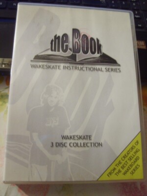 THE BOOK~WAKESKATE INSTRUCTIONAL SERIES~2006 3 DISC DVD~BASIC/INTERMEDIATE/ADVAN