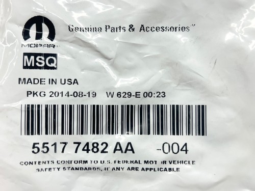 Body Floor Drain Plug Jeep Grand Cherokee Dodge Durango 55177482AA OEM MOPAR NEW - Picture 3 of 3