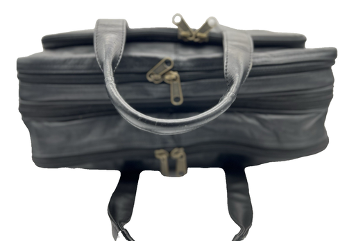 Heritage Leather Goods Portfolio Bag Expandable Briefcase Shoulder - No Strap - Picture 6 of 10