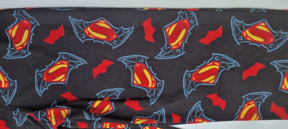 L) Pantalones de dormir Batman vs Superman Dawn of Justice niños talla 8 poliéster Foto 2 de 4