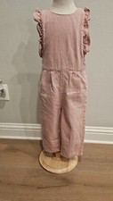 Zara Toddler SIZE 3-4 Y Pink Jumpsuit Overalls Dress