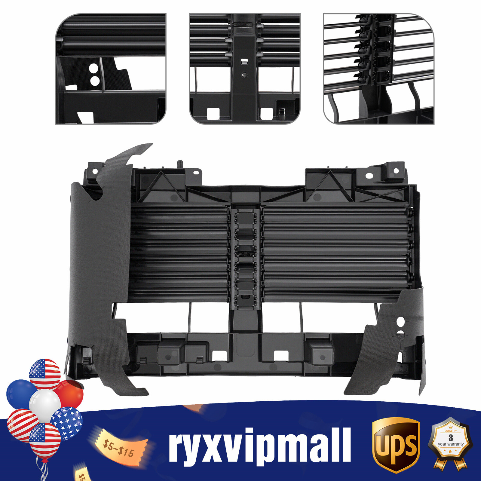 For 2019 20 2021 2022 Ram 1500 Pickup Truck V8 5.7L Front Active Grille Shutter