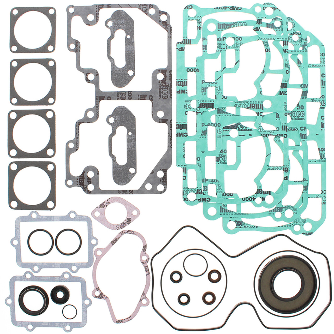 Ski-Doo MXZ GSX 800 Dual Ring Piston Kit With Bearings & Winderosa Gaskets For 2001-2007 Models