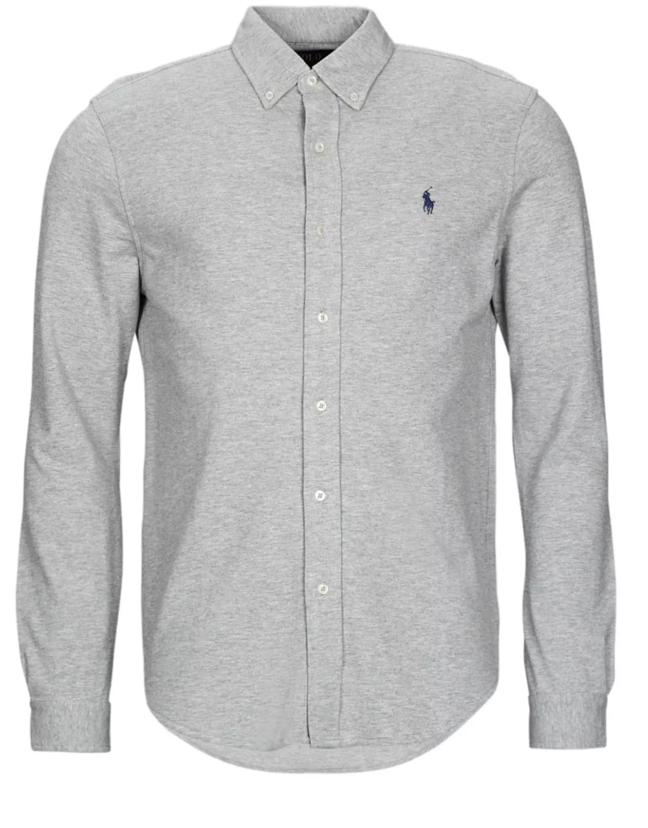 polo ralph lauren slim fit knit dress shirt Slim Fit Knit Cotton Oxford Shirt for Women